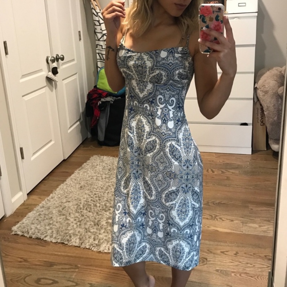 Bcbg dress boho print